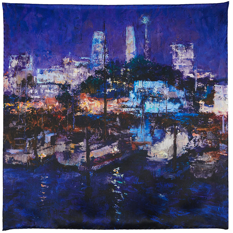 Silk Scarves: Cityscapes