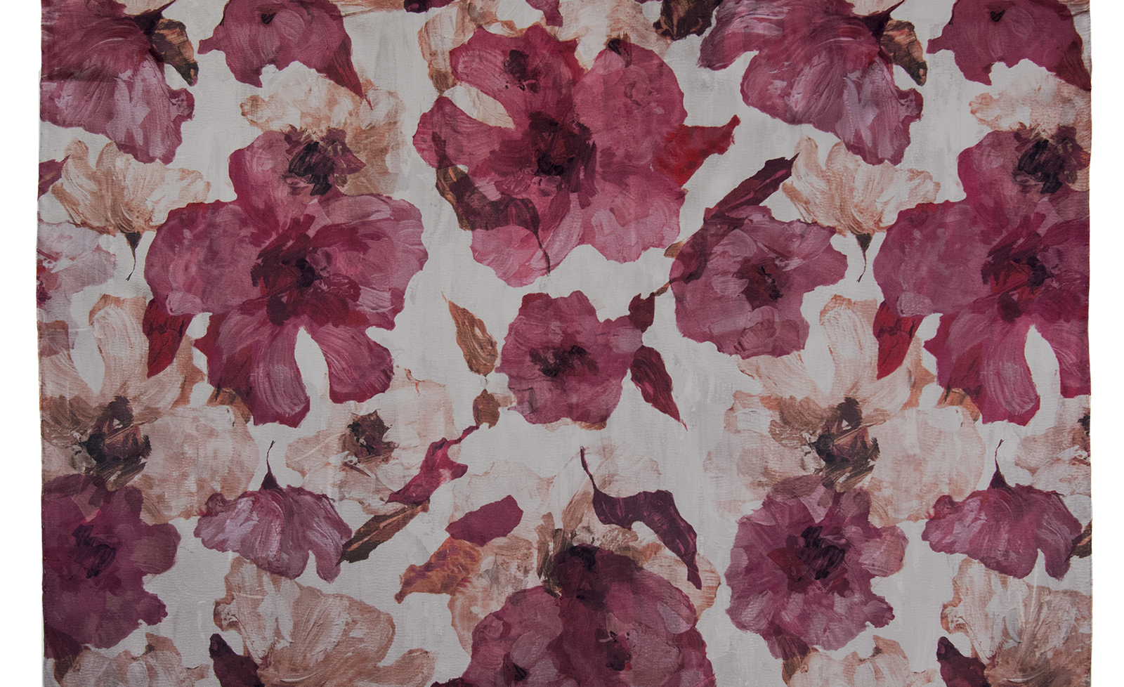 Silk Scarves: Blossom Rouge - NEW!