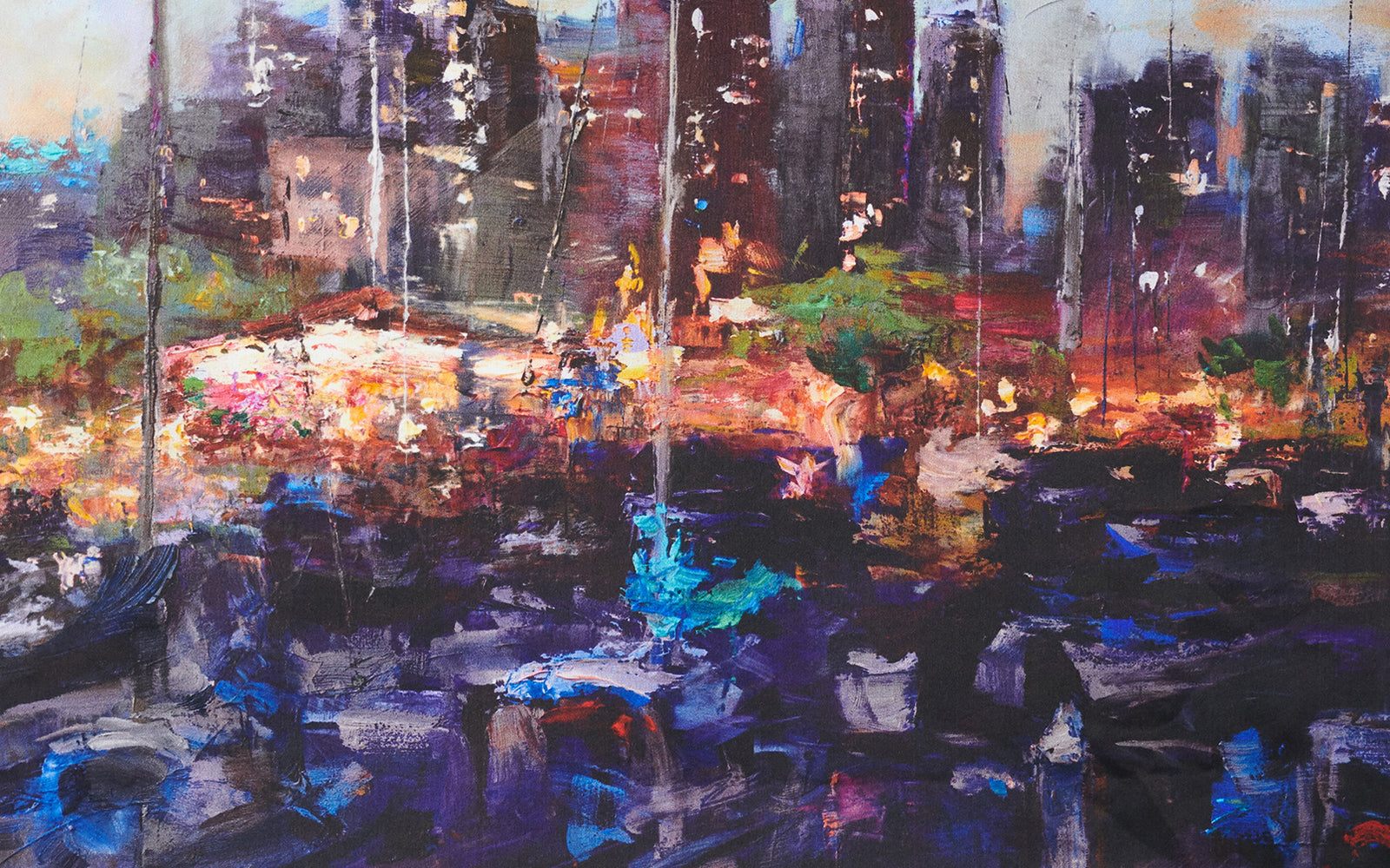 Silk Scarves: South Beach Harbor