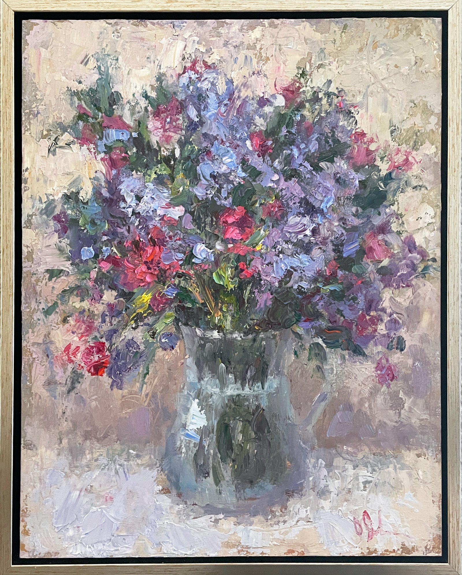 Wildflowers in Glass Vase
