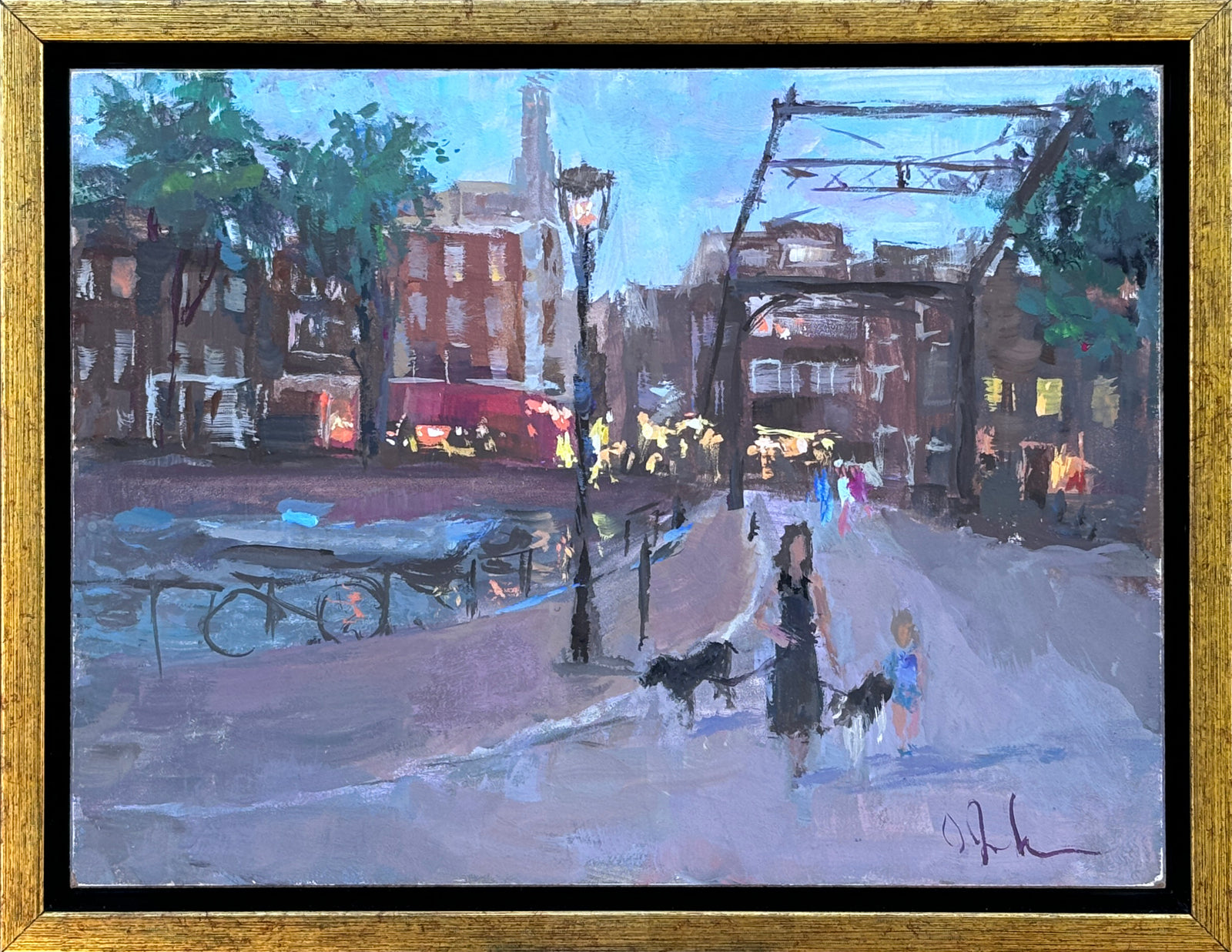 Under the Evening Lights - SOLD