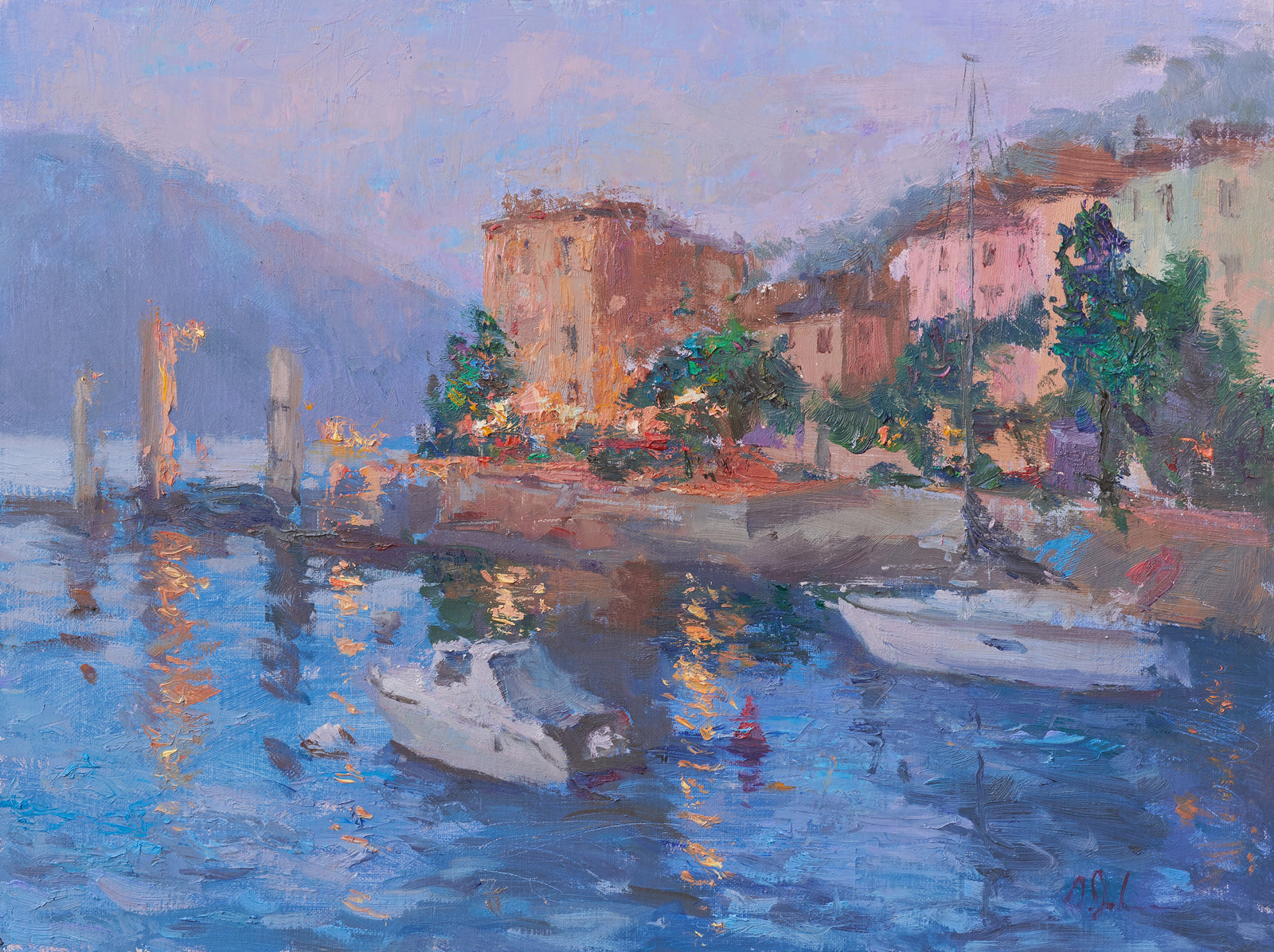 Evening in Varenna - SOLD