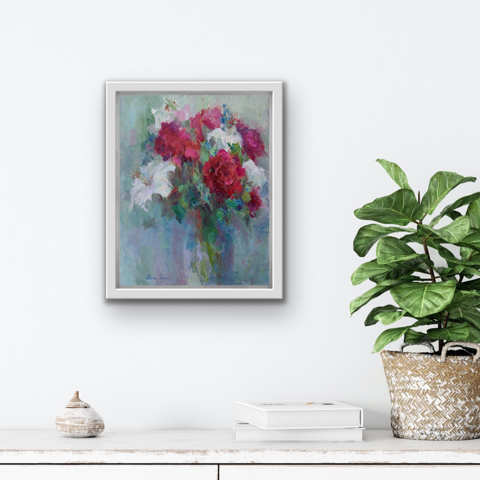 Lilies and Roses - SOLD