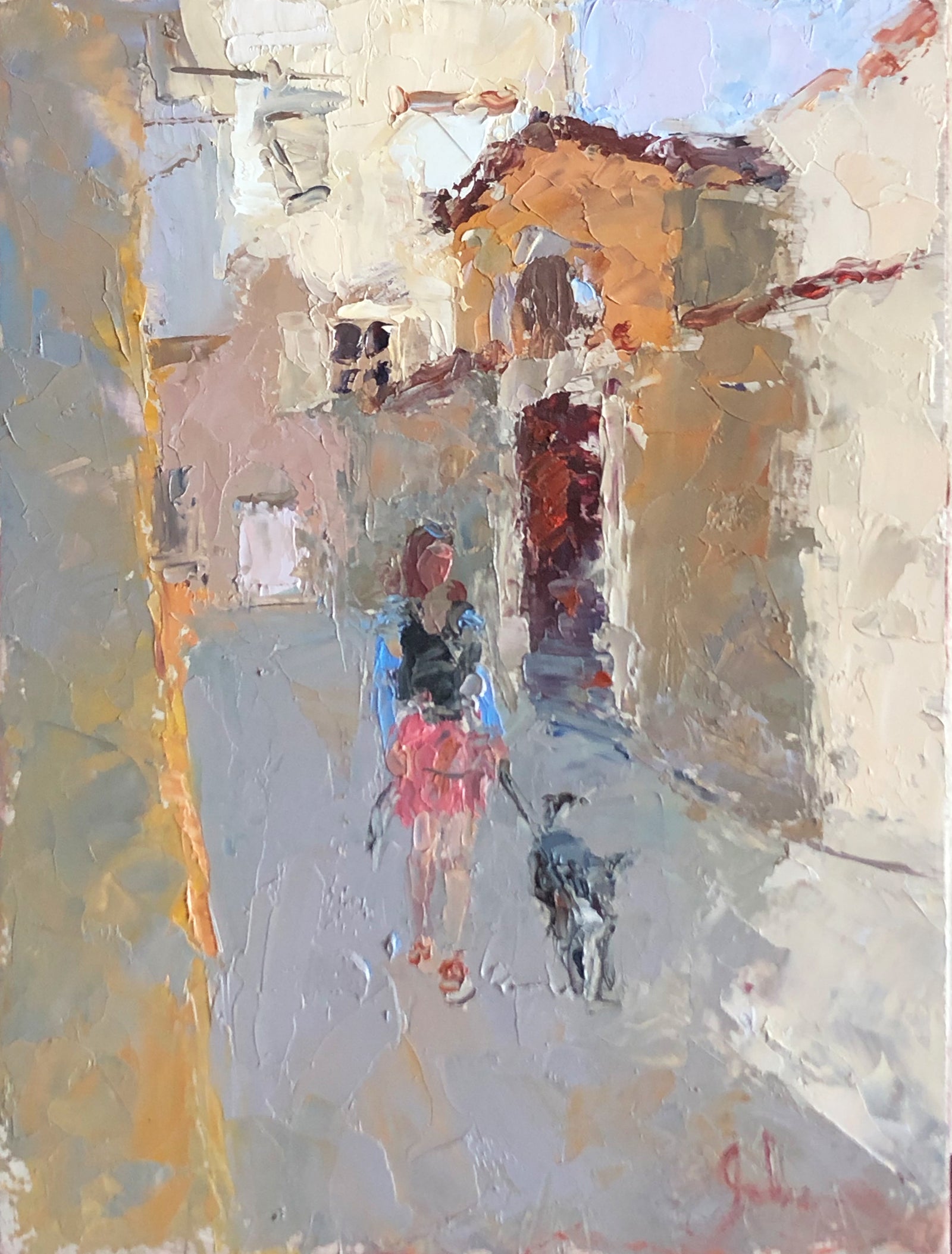 Out for a Walk - SOLD